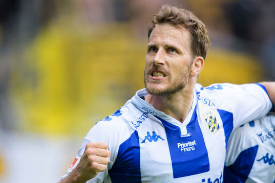 IFK Göteborgs Tobias Hysen jublar