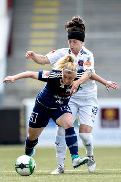 Rosengårds Ella Masar McLeod och Kvarnsvedens Lara Ivanosa