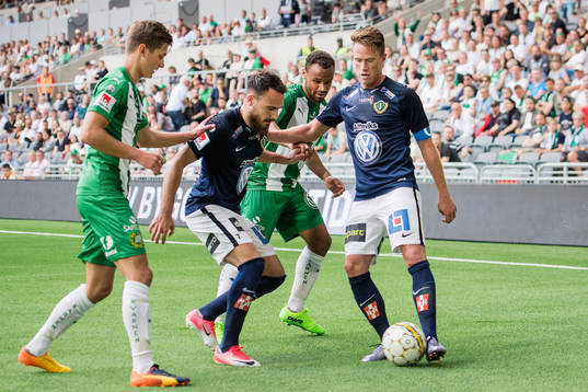 Hammarbys Serge-Junior Martinsson Ngouali utmanar