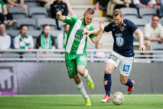 Hammarbys Mats Solheim och Jönköpings Stefan Karlsson