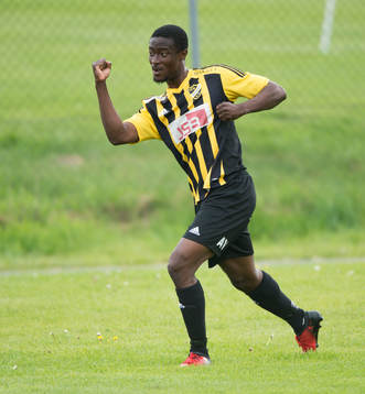 IFK Hässleholms Kojo Annor i matchen i division 2 mellan