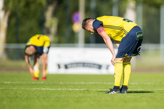 Ängelholms Aaron Jones deppar