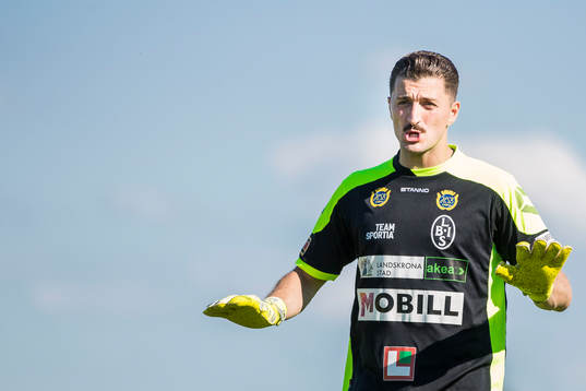 Landskronas målvakt Ivo Vazgec
