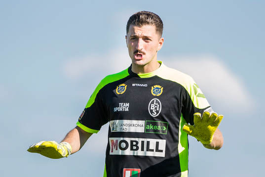 Landskronas målvakt Ivo Vazgec