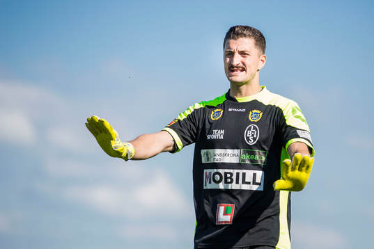 Landskronas målvakt Ivo Vazgec