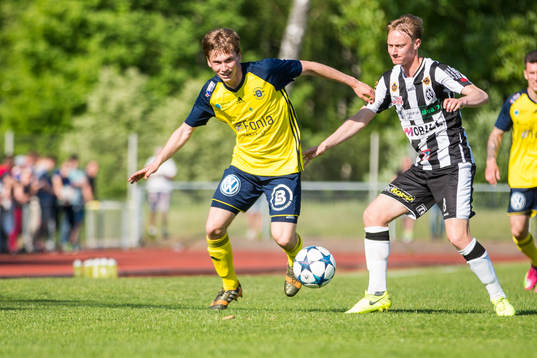 Ängelholms Edvin Nilsson och Landskronas Måns Ekvall