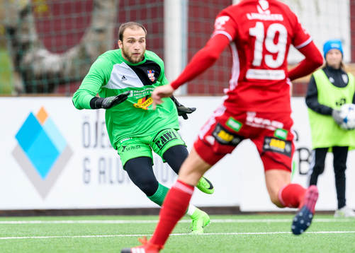 Härnösands målvakt Maksym Ivanov