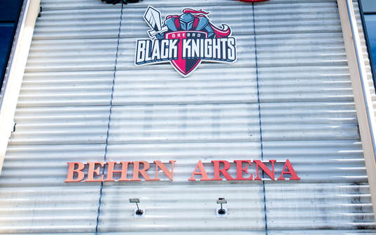 9 Örebro black knights har fått upp sin logotyp på
