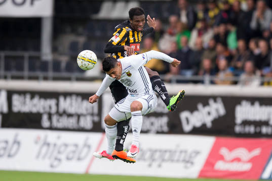 Häckens Mohammed Abubakari mot Östersunds Brwa Nouri