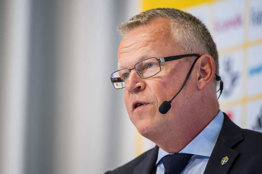 Sveriges förbundskapten Janne Andersson