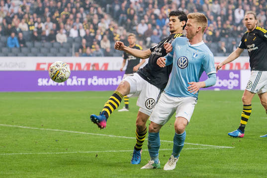 s Jesper Nyholm och Malmö FFs Anders Christiansen