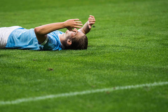 Malmö FFs Pawel Cibicki deppar