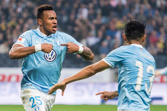 Malmö FFs Felipe Carvalho jublar