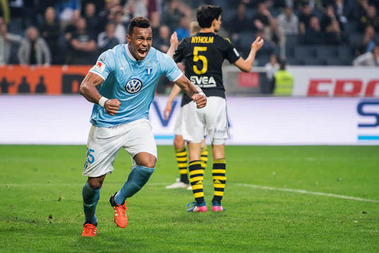 Malmö FFs Felipe Carvalho jublar