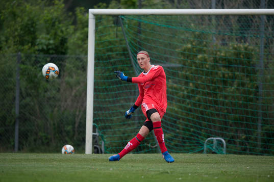 IFK Hässleholms målvakt Carl Lundahl Persson i