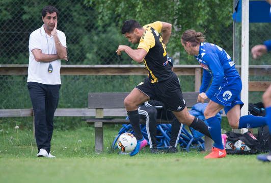 IFK Hässleholms Tommy Filipovic i B-lagsmatchen mellan