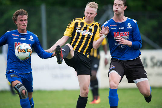 IFK Hässleholms Jonathan Brodén  i B-lagsmatchen mellan