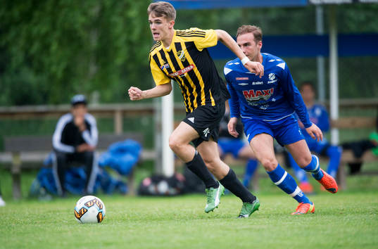 IFK Hässleholms Elliot Nilsson i B-lagsmatchen mellan