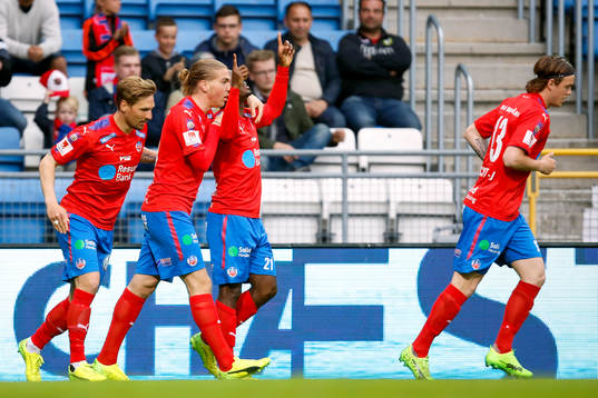 Helsingborgs Monday Samuel jublar
