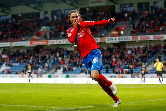 Helsingborgs Max Svensson jublar