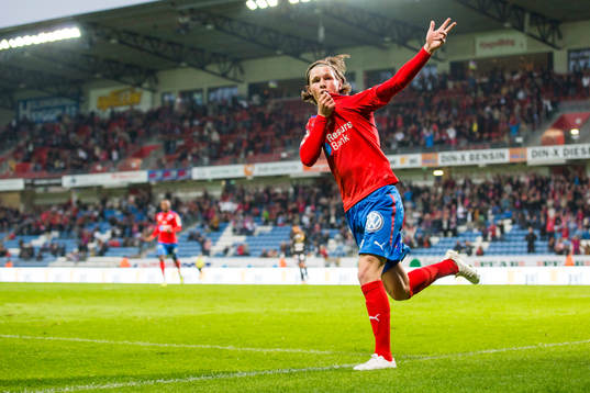 Helsingborgs Max Svensson jublar