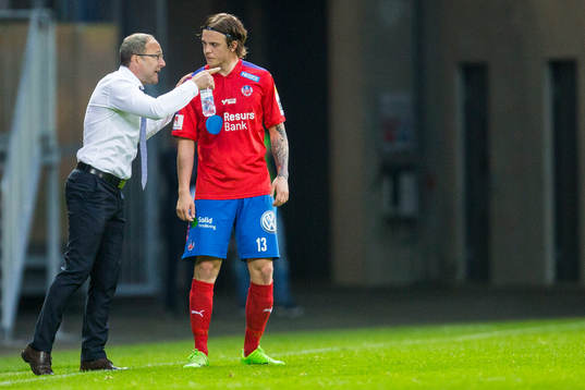 Helsingborgs tränare Per-Ola Ljung och Alexander