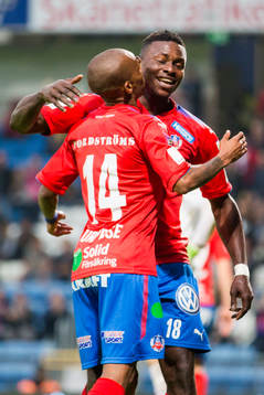 Helsingborgs Bradley Surprise Ralani och  Oke Akpoveta