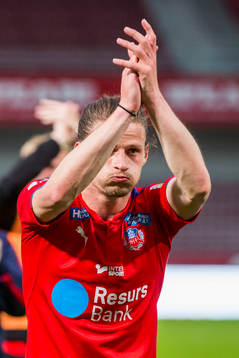 Helsingborgs Jesper Lange  jublar