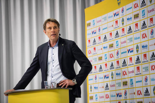 Sveriges förbundskapten Håkan Ericson