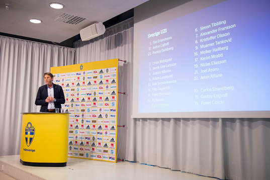 Sveriges förbundskapten Håkan Ericson