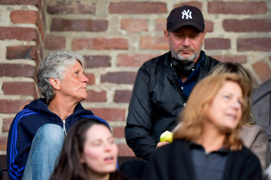 Nuvarande förbundskaptenen Pia Sundhage och blivande
