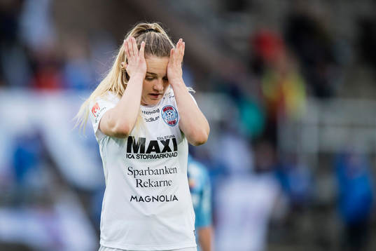 Eskilstunas Fiona Brown deppar
