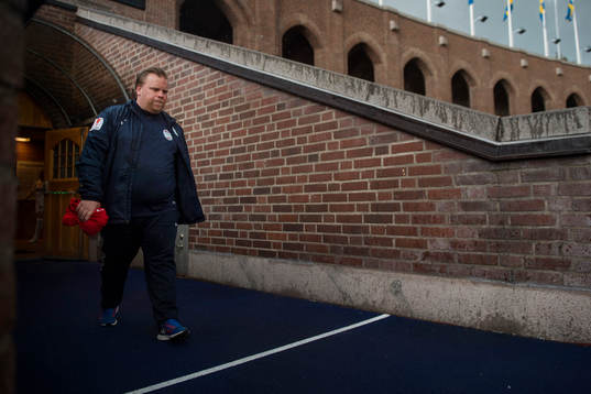 Eskilstunas tränare Viktor Eriksson