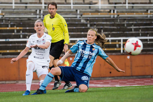 Eskilstunas Olivia Schough och Djurgårdens Michaela van