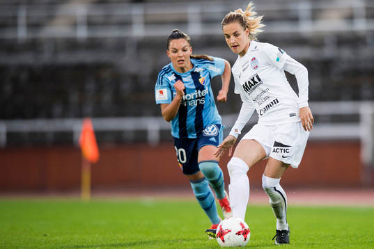 Djurgårdens Johanna Rytting Kaneryd och Eskilstunas
