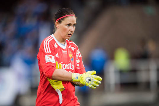 Djurgårdens målvakt Gudbjörg Gunnarsdottir