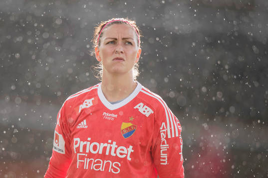 Djurgårdens målvakt Gudbjörg Gunnarsdottir