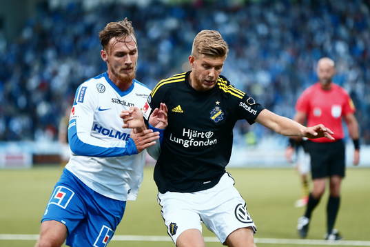 Norrköpings Linus Wahlqvist och Anton Salétros