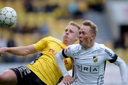 Elfsborgs Per Frick och Häckens Joel Andersson