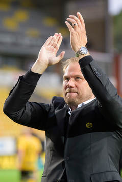 Elfsborgs manager Magnus Haglund tackar publiken