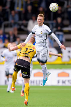Häckens Joel Andersson och Elfsborgs Per Frick