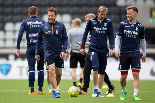 IFK Göteborgs Tobias Hysen och Scott Jamieson