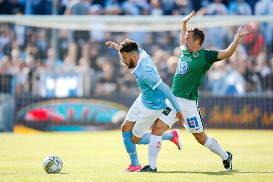 Malmö FFs Erdal Rakip och Jönköpings Fredric Fendrich