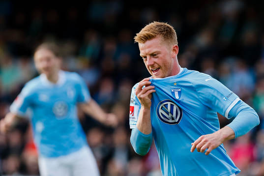 Malmö FFs Anders Christiansen jublar