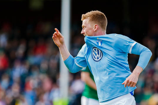 Malmö FFs Anders Christiansen jublar