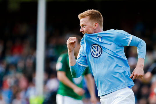 Malmö FFs Anders Christiansen jublar