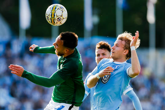 Jönköpings Dzenis Kozica och Malmö FFs Oscar Lewicki