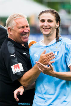 Malmö FFs Pawel Cibicki jublar