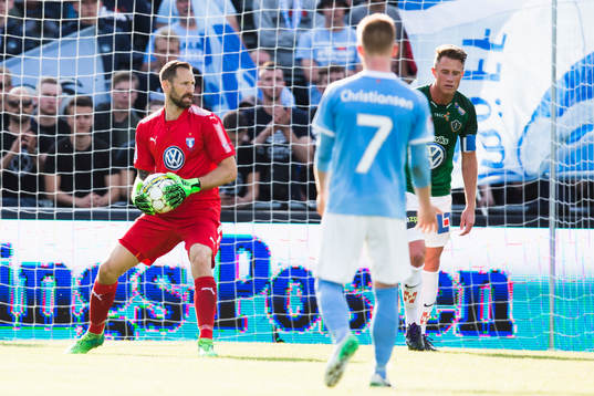 Malmö FFs målvakt Johan Wiland