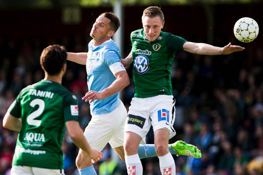 Malmö FFs Markus Rosenberg nickar